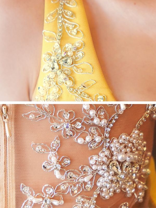 ANGEL R/エンジェルアール】パール/ ビジュー/ シアー/ スリット