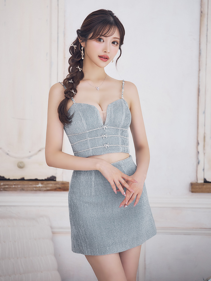 XSサイズあり【ROBE de FLEURS/ローブドフルール】スパークル