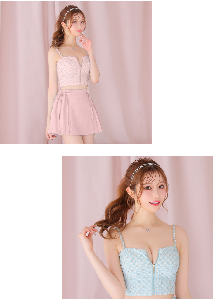 XSサイズあり【ROBE de FLEURS/ローブドフルール】 セットアップ