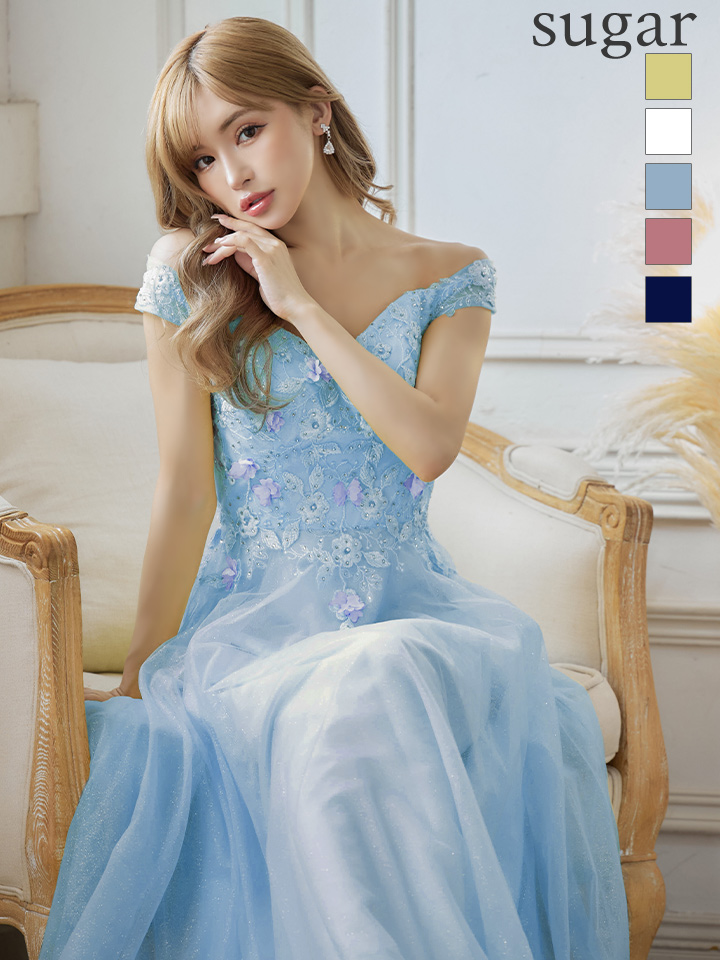 みな/関西コレクション着用】【Lip line/リップライン】フラワー刺繍