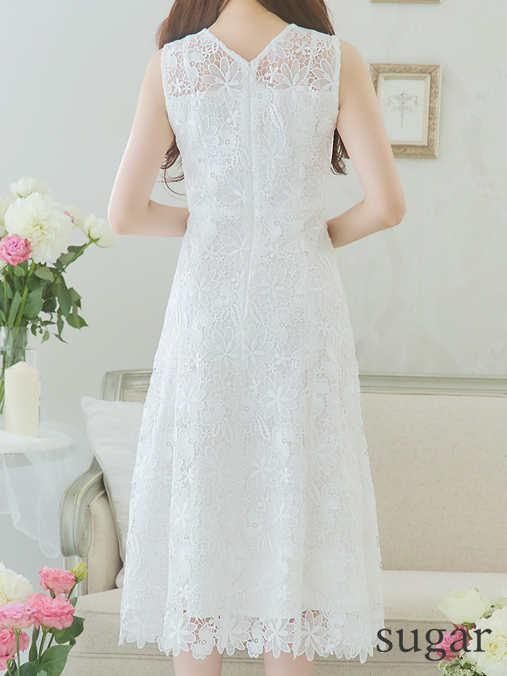 XS-Lサイズあり 【GINZA COUTURE/銀座クチュール】フラワーレース