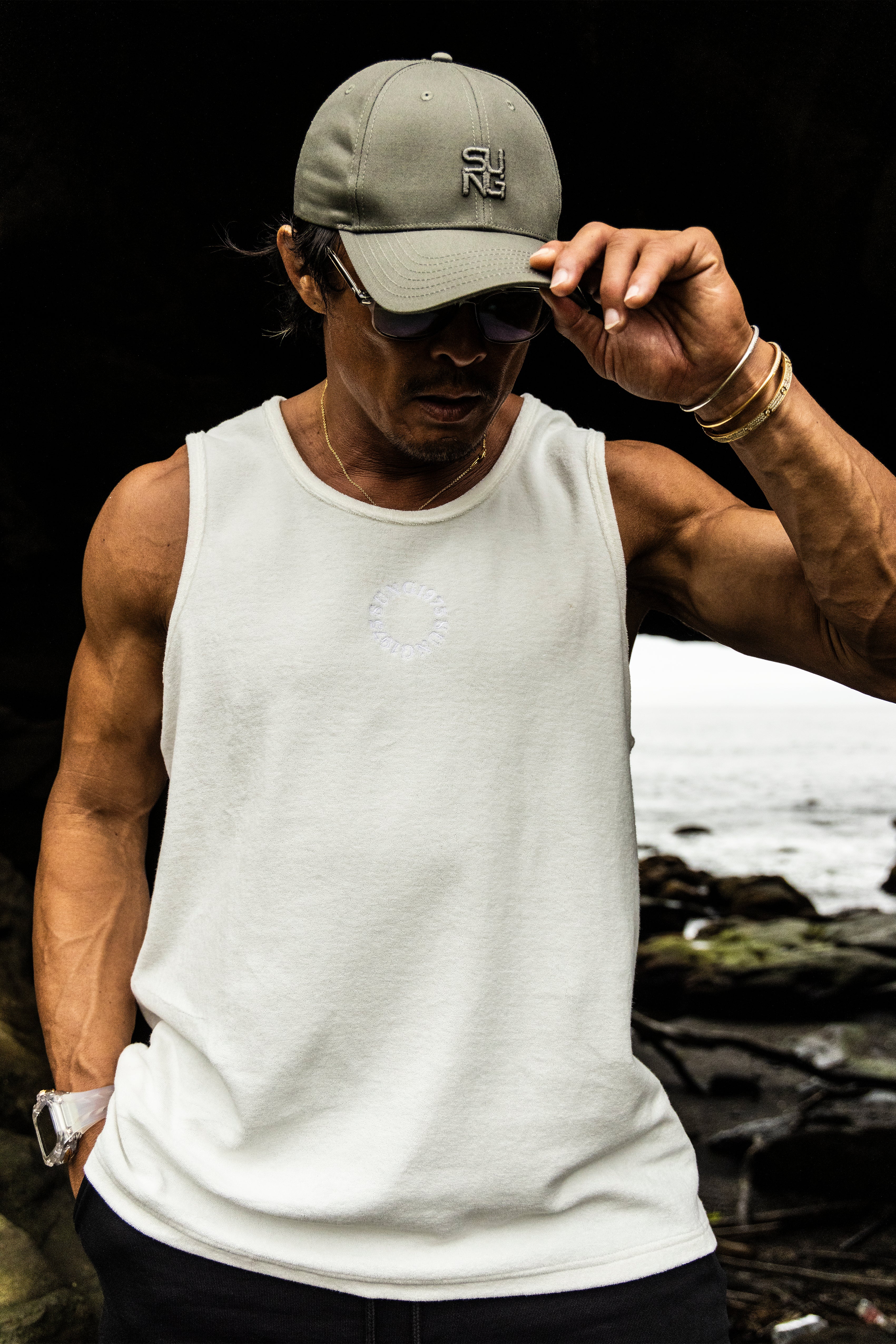 SUNG1975 タンクトップ 白×黒セット SUNG1975 タンクトップ 白×黒