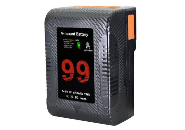 新品】Vマウントバッテリー 6800mAh 99Wh LEDディスプレイ搭載 新品】V