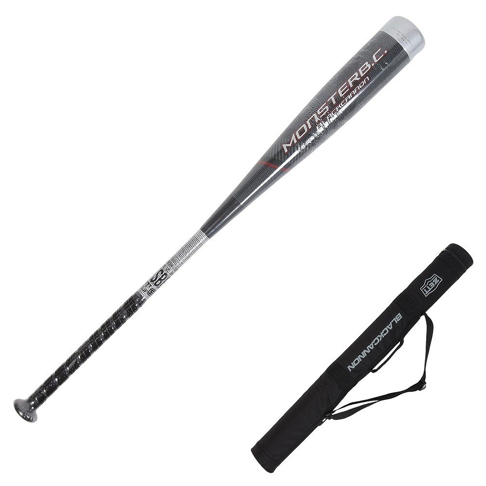 ゼット（ZETT）（メンズ）軟式用バット 野球 一般 モンスター ブラック