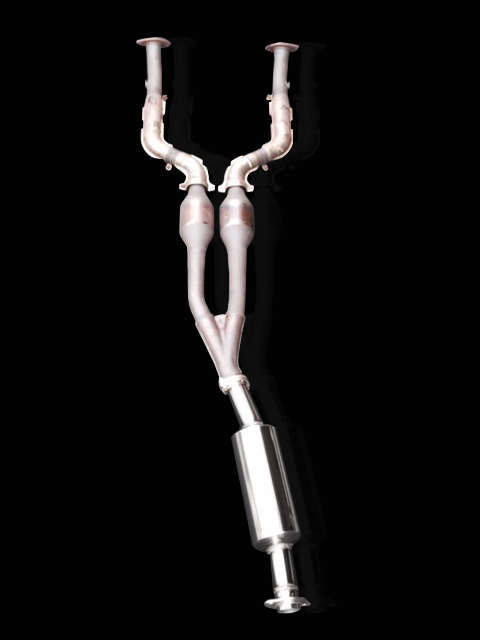 120系 マークX用センターマフラー ｜ オーダーメイドマフラー 剛性