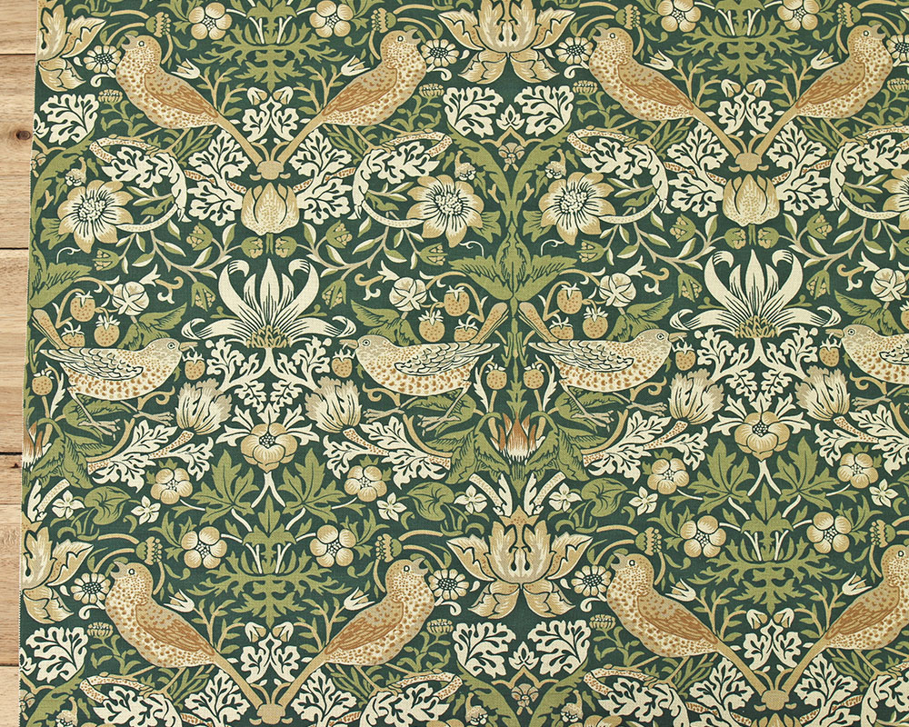 Import] 【William Morris】コットンオックス・STRAWBERRY THIEF [M便