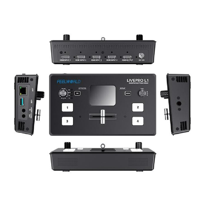 FEELWORLD LIVEPROL1V1 マルチカメラビデオミキサースイッチャー