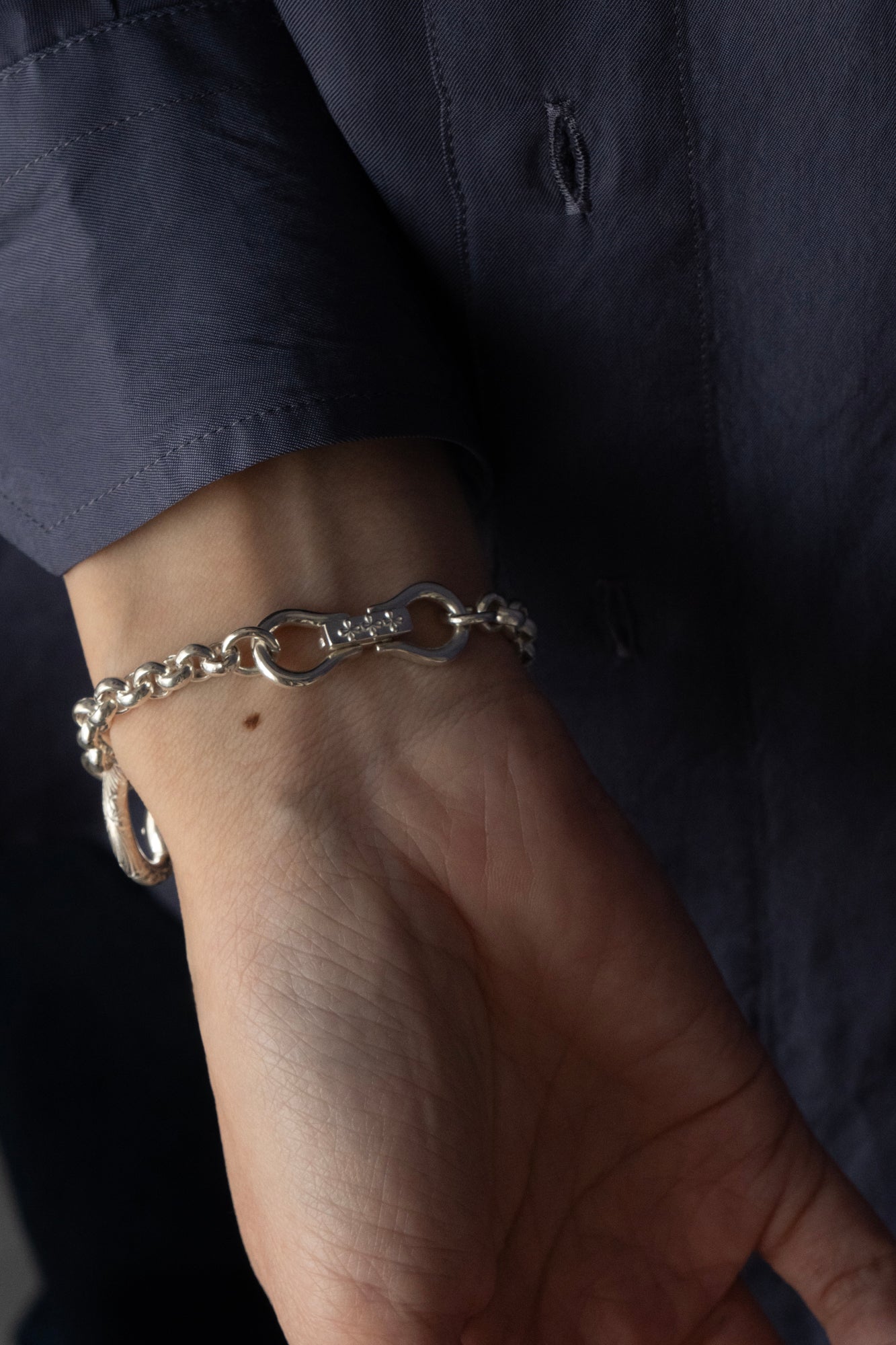 WAKAN SILVER SMITH ワカンシルバースミス Horse Bit Chain Bracelet M