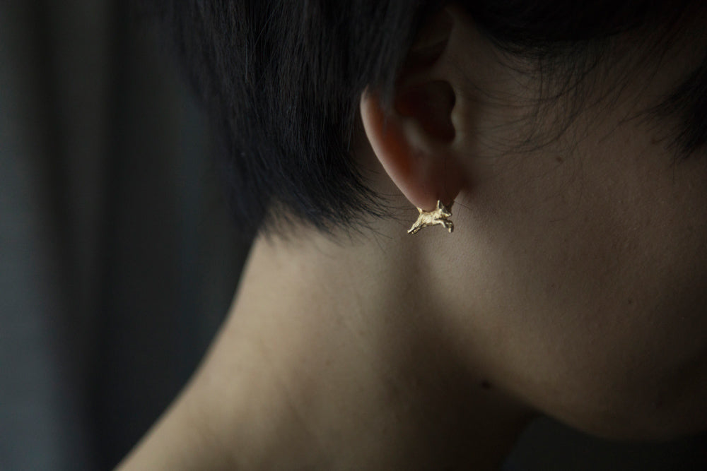 simmon Fox Pierced Earring シモン キツネピアス