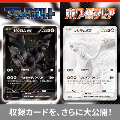 拡張パック「ブラックボルト」「ホワイトフレア」｜ポケモンカード