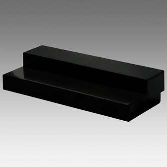 スライド式ひな段（2段） 黒(BL(黒)): POPツール｜販促物・販促通販の