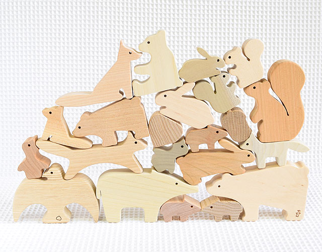 森のどうぶつみき オークヴィレッジ｜木のおもちゃ ポプリの森