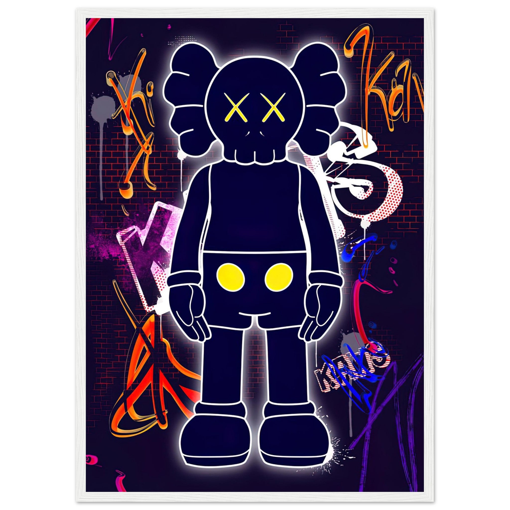 Graffiti - Kaws - Poster – Posters-4u