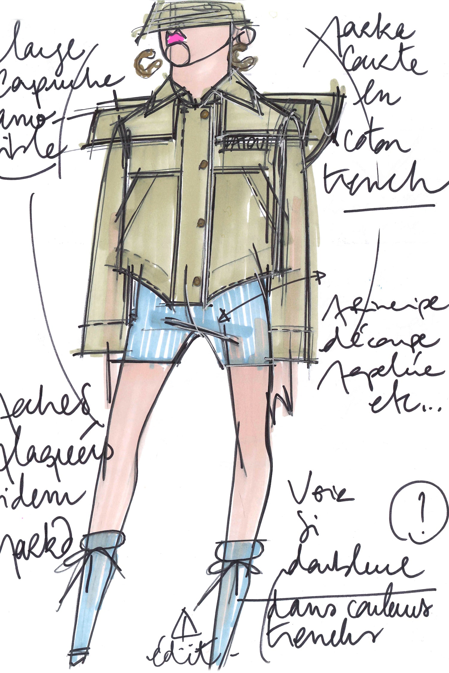 Patou | オーガニックコットン パーカー 取り外し可能なフード付き