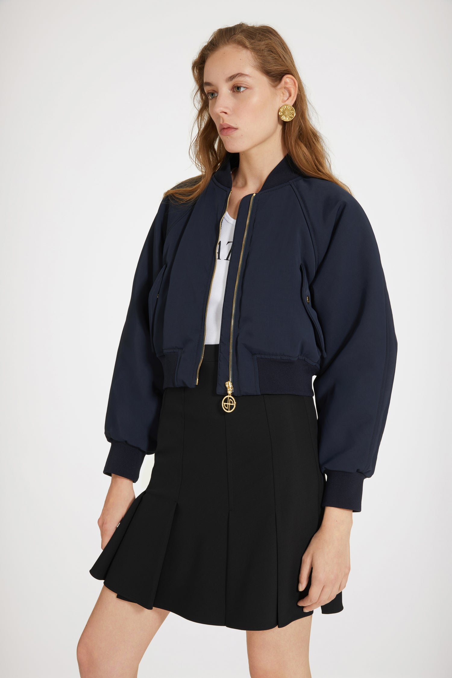 Patou | リサイクルナイロン製クロップドボンバージャケット