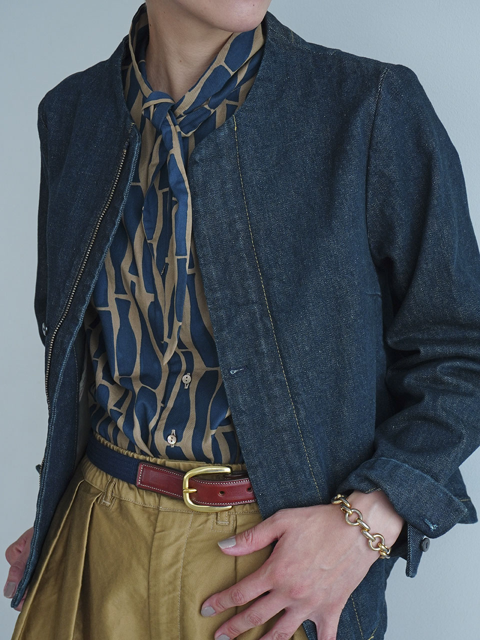 パラスパレスのデニム デニムジャケットとスカート PAL'LAS PALACE