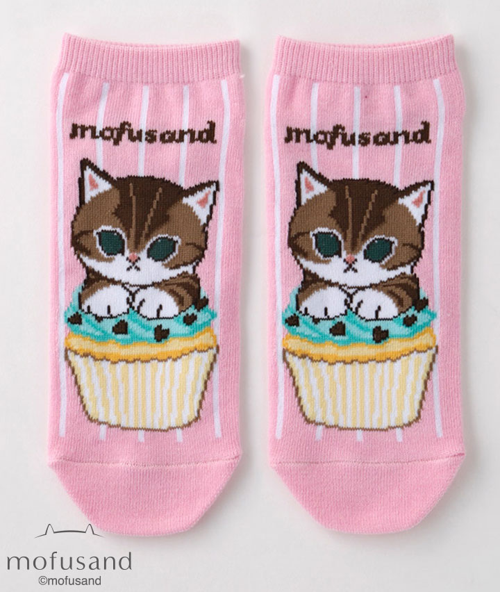 ちびまる子ちゃん】（1足物）フロント柄ソックス(23～25㎝ ピンク