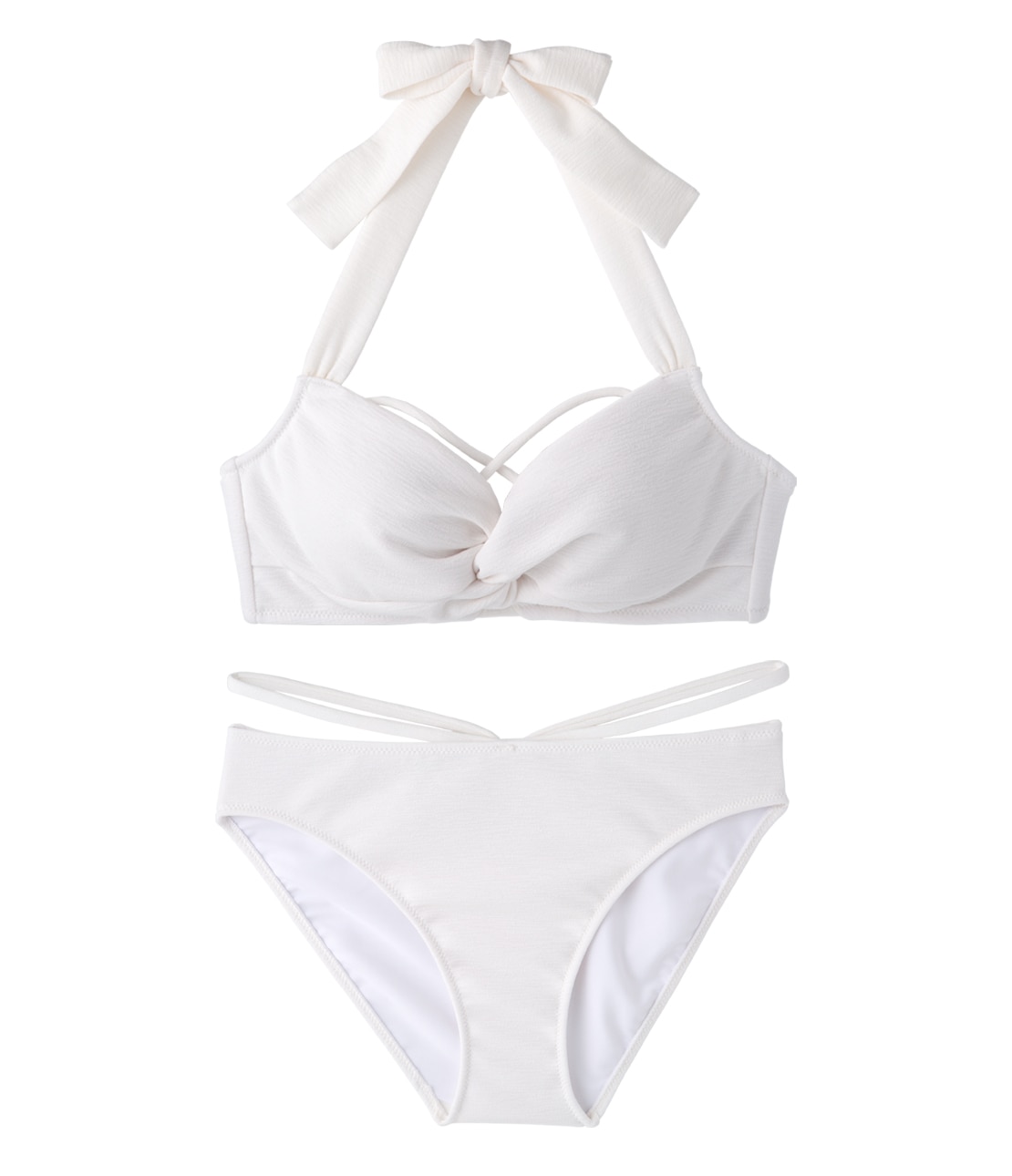 ナイスバディ水着 ワイヤービキニ(9M ホワイト): PEACH JOHN | ピーチ