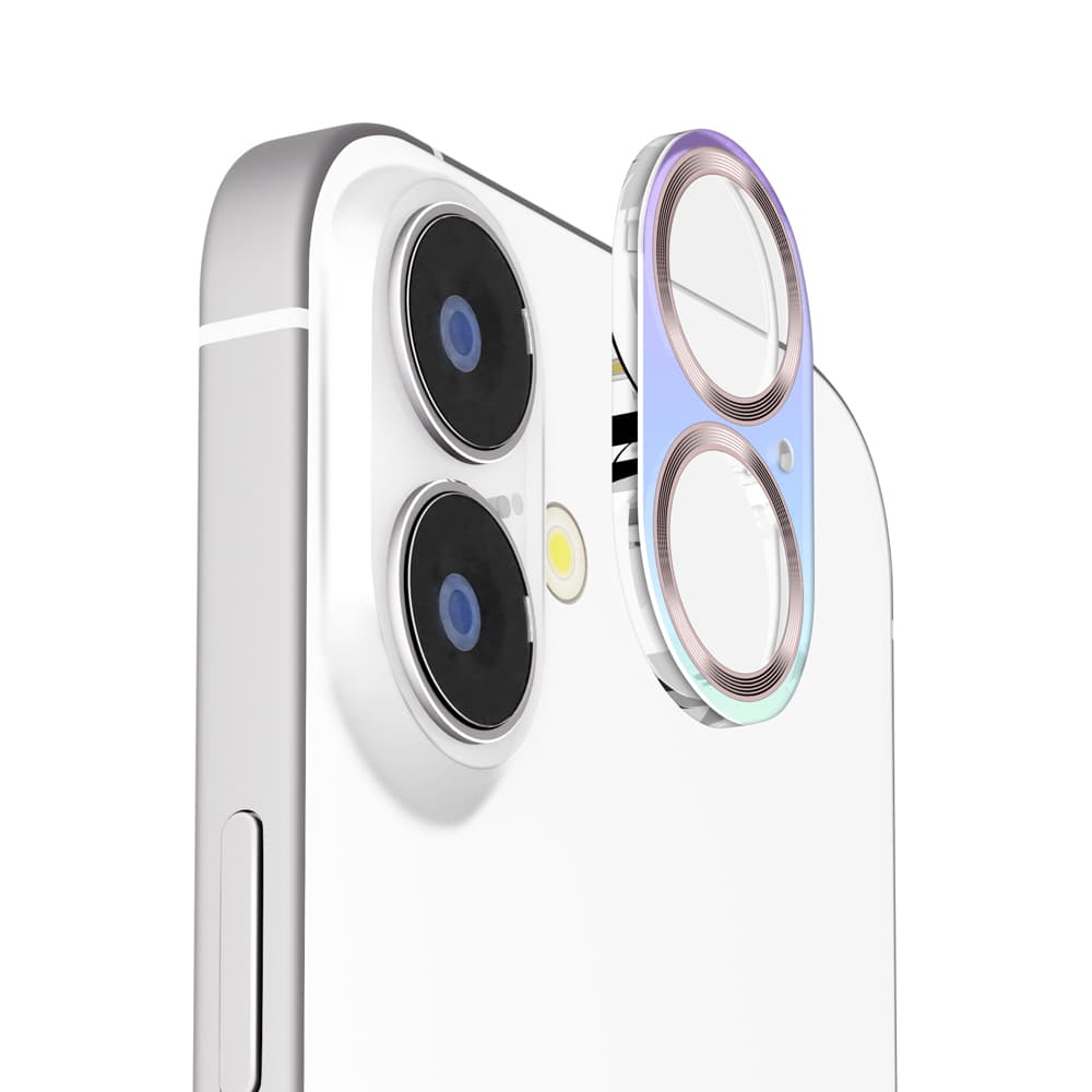 iPhone 17/16/16 Plus用 カメラフルプロテクター [オーロラ/メタル