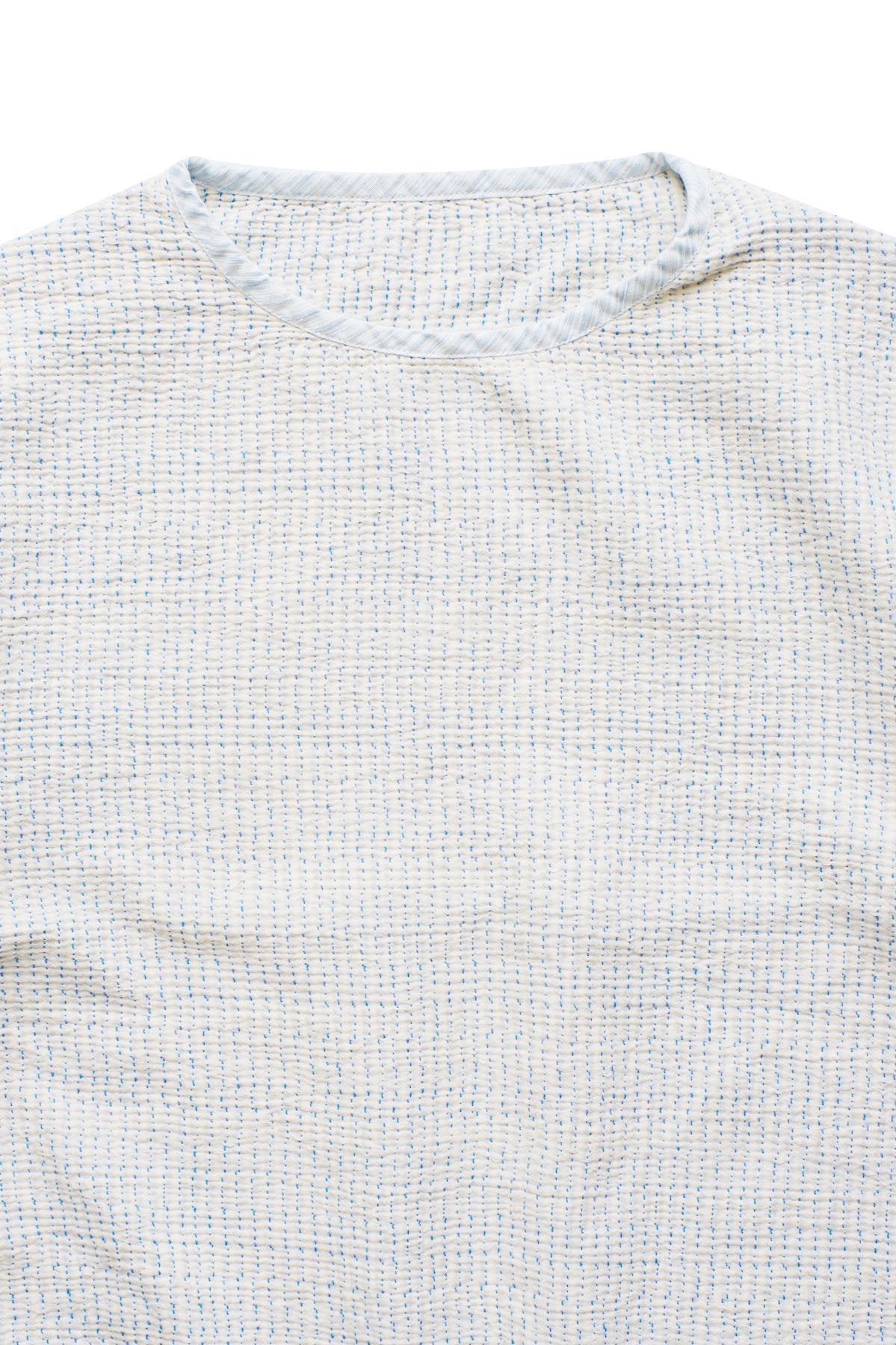 Porter Classic - SASHIKO SUPER LIGHT SWEAT SHIRT - WHITE – PHAETON
