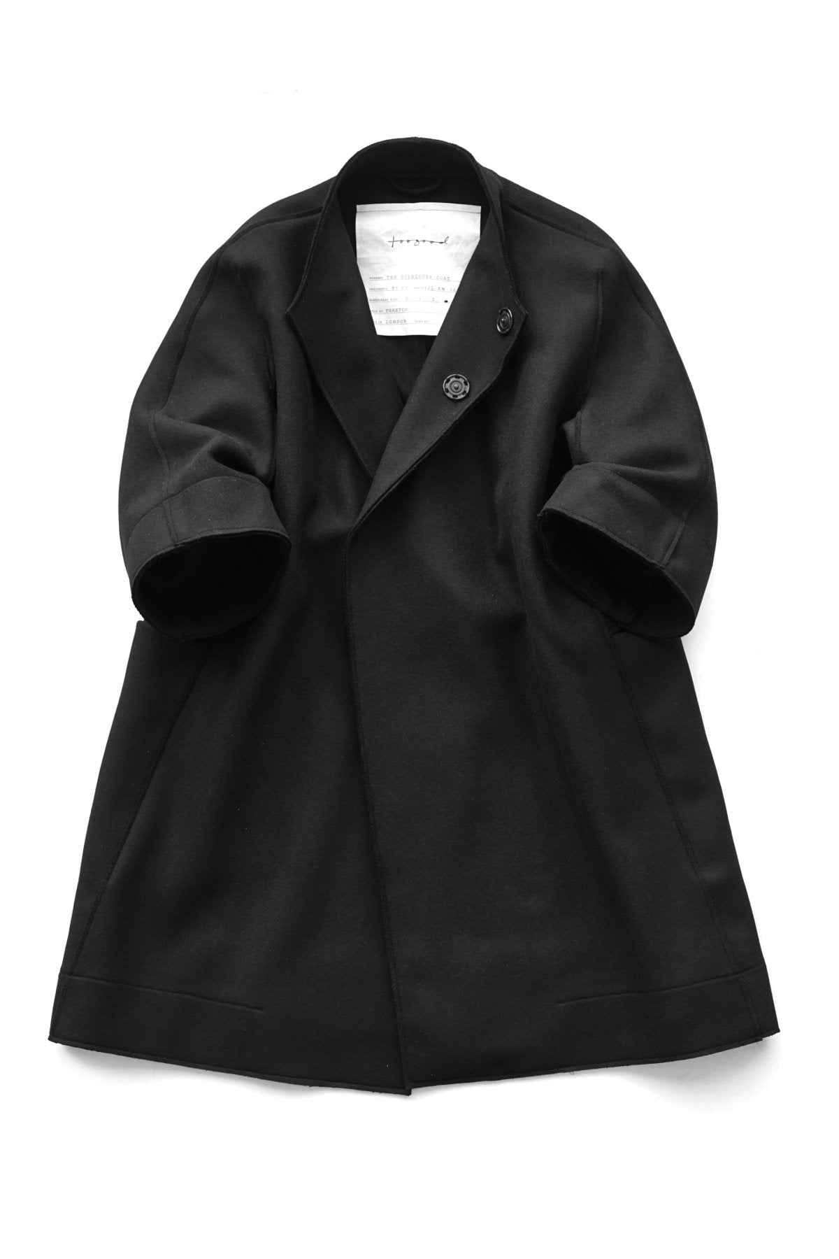 toogood - EXCLUSIVE THE OIL RIGGER COAT - LAMBSWOOL FELT HW