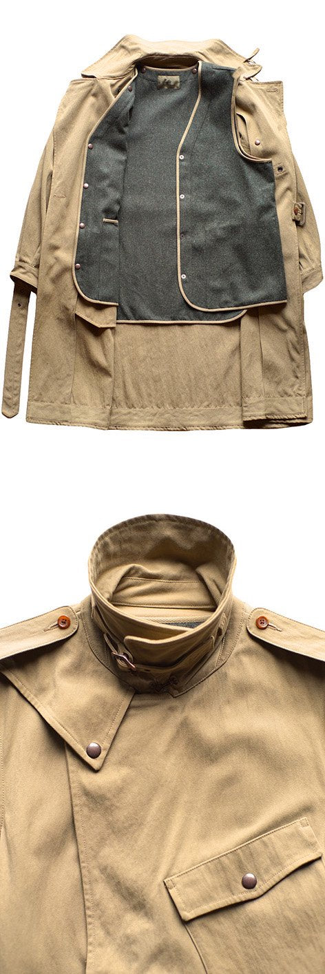 Nigel Cabourn - WW1 TRENCH COAT - KHAKI – PHAETON