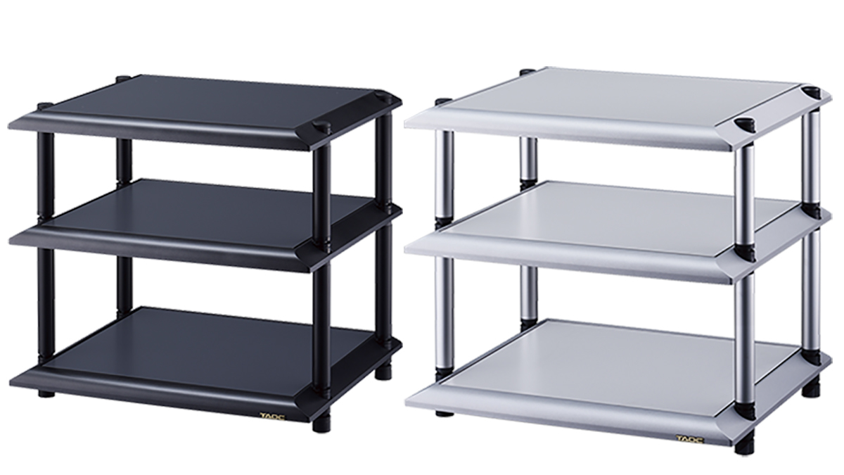 TAOC 3段 オーディオラック キャスター付 防振 設置台 TAOC 3段