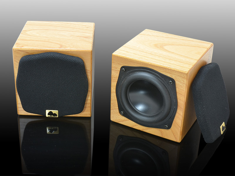 高井工芸、国産本欅を使用した10cm角の小型スピーカー「HC-TX102