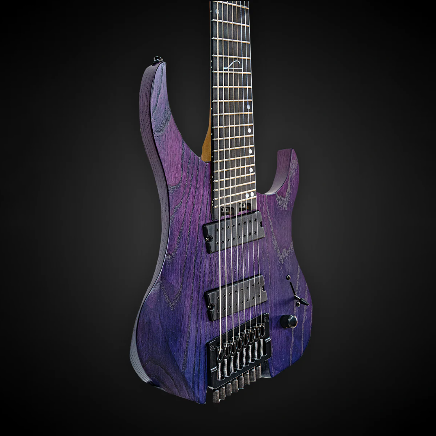 Legator Ghost G8FP 8-String Multi-Scale Headless Guitar, Ebony