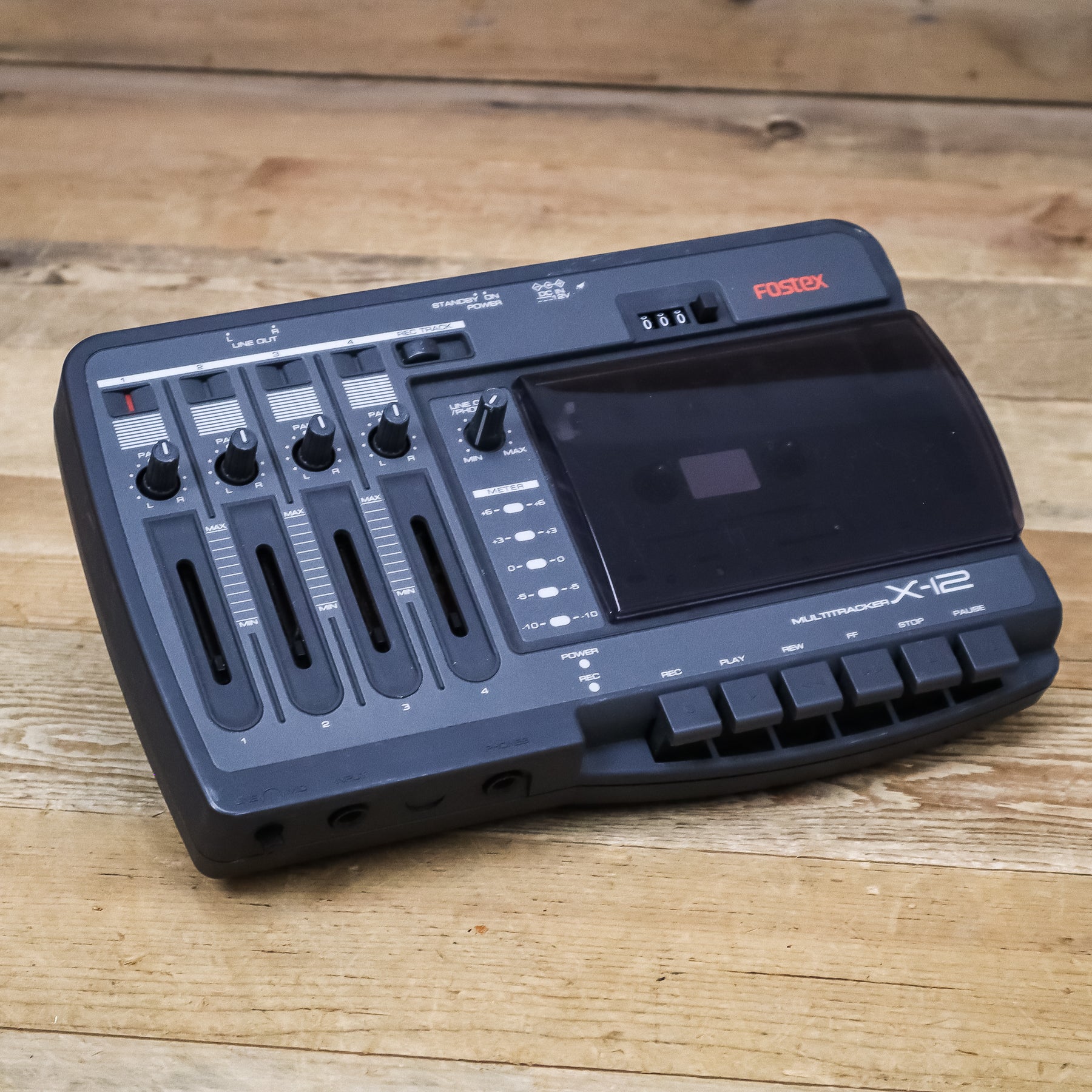 As Is Fostex X-12 (X12) Silver Multitracker Analog Cassette Tape