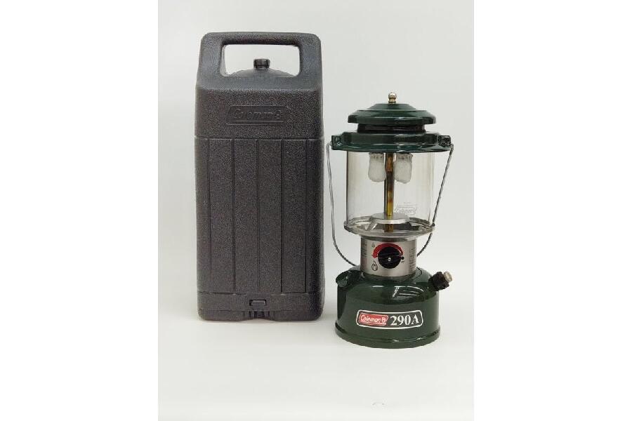 Coleman 290A 2019/08製 ケース付 ガソリンランタン 2マントル