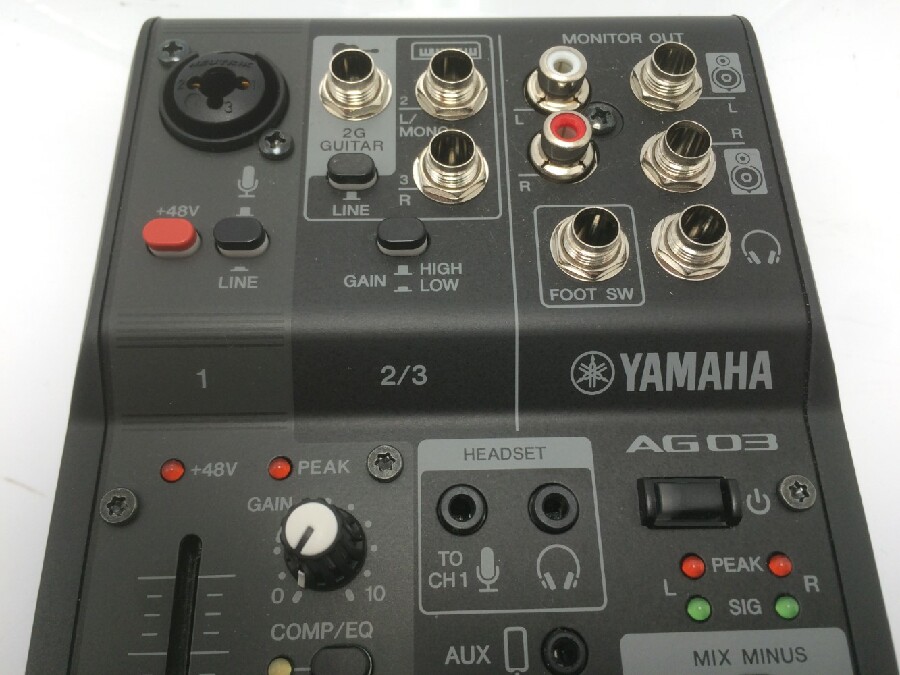 YAMAHA (ﾔﾏﾊ) AG03 MK2 ﾐｷｻｰ入荷しました。 ｜2024年03月23日｜静岡県