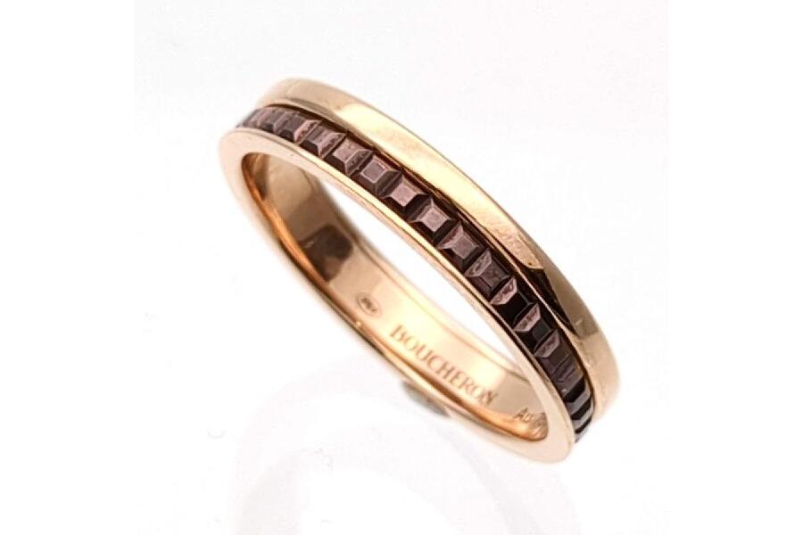 ブシュロン キャトルクラシックリング Au750 4.3g T57 16.5号 K18 指輪