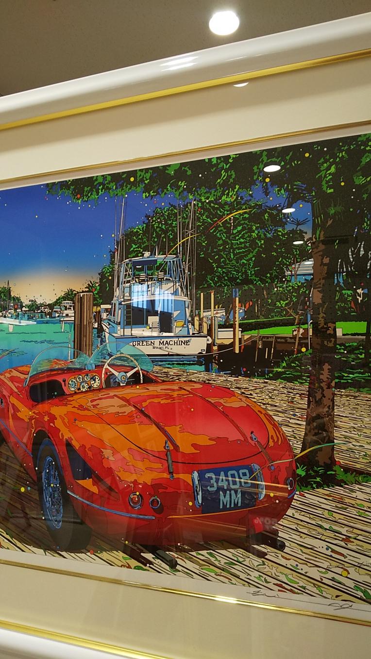 鈴木英人シルクスクリーン版画！ 英人ファン必見！ 「情熱に生きる