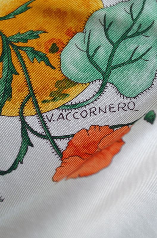 1960'S ヴィンテージグッチ スカーフ ヴィットリオ・アッコルネロ