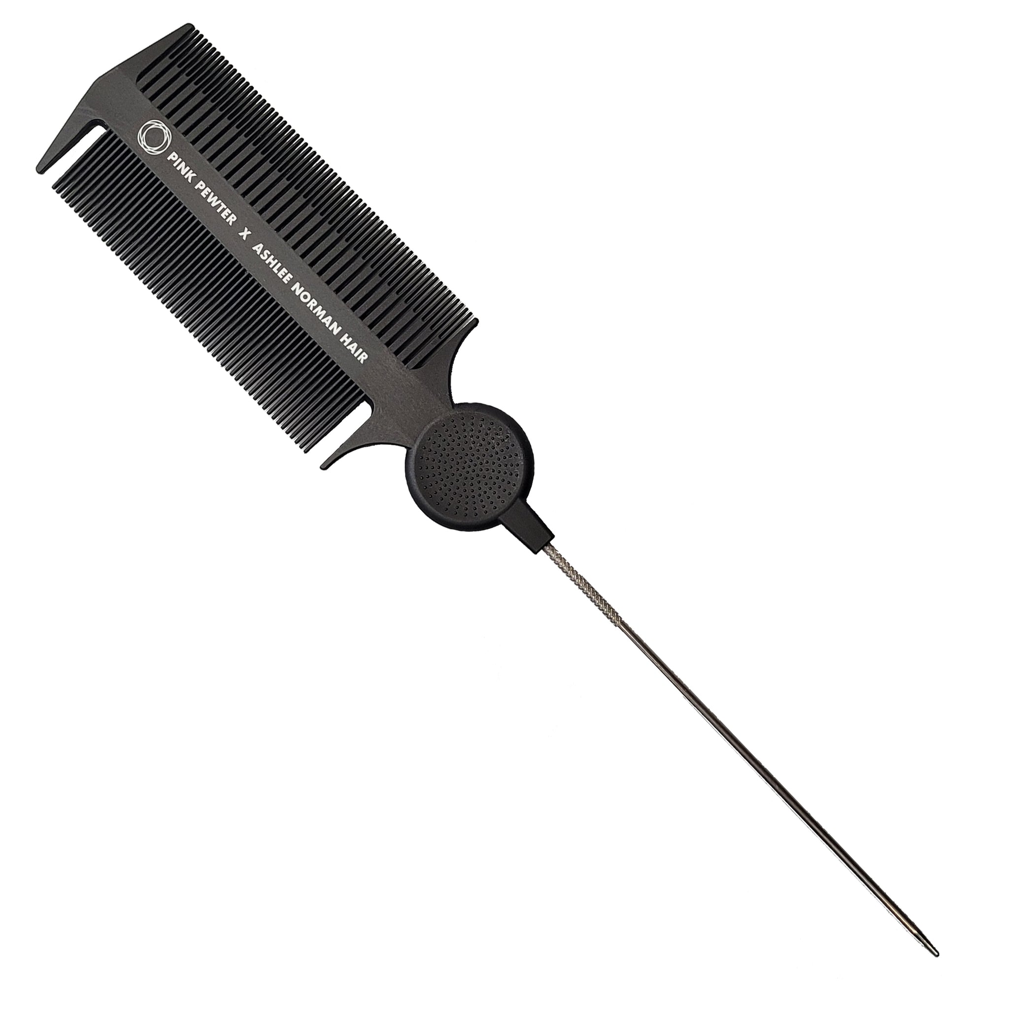 Triple Threat Carbon Fibre Tease, Weave and Lock Styling Comb