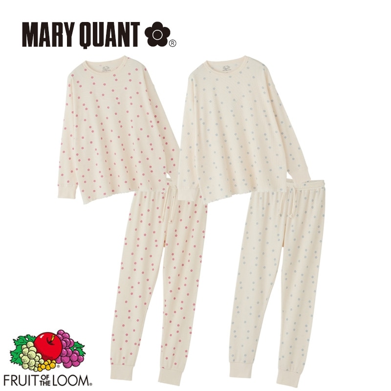 MARY QUANT マリークワント FRUIT OF THE LOOM ルームウエア(ピンク