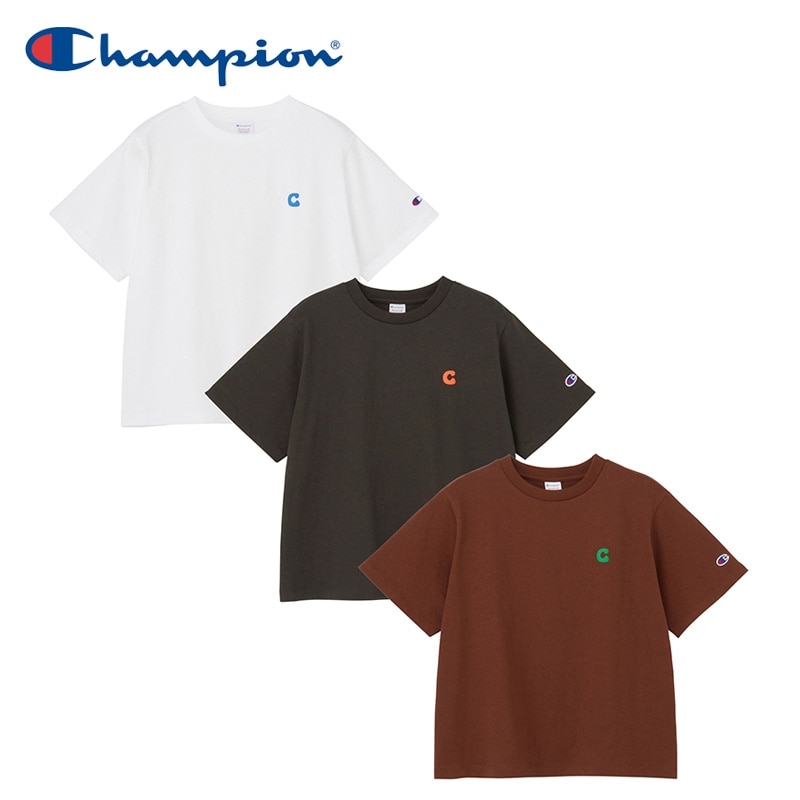 Champion チャンピオン プリントTシャツ(ホワイト): 通常| プラザ