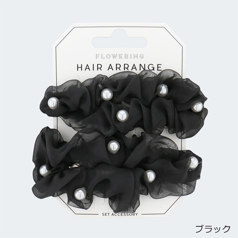 ブラックスリットデザインヘアピン多量セット ブラックスリット