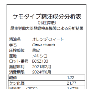 オレンジ・スィート – プラナロム エッセンシャルオイル・精油｜健草医学舎