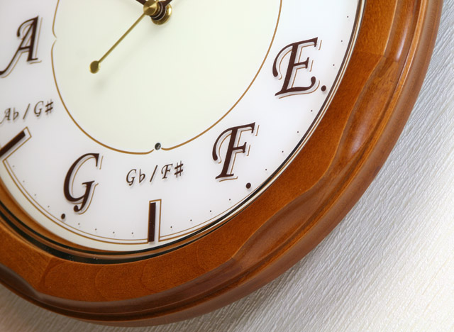 絶版品】音階時報時計 グランソルフェB1 《リビングインテリア》 音楽