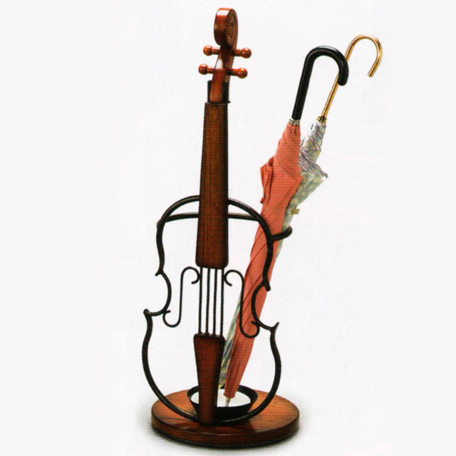 絶版品】ヴァイオリン風 傘立て 【L】 音楽雑貨・アクセサリー専門店