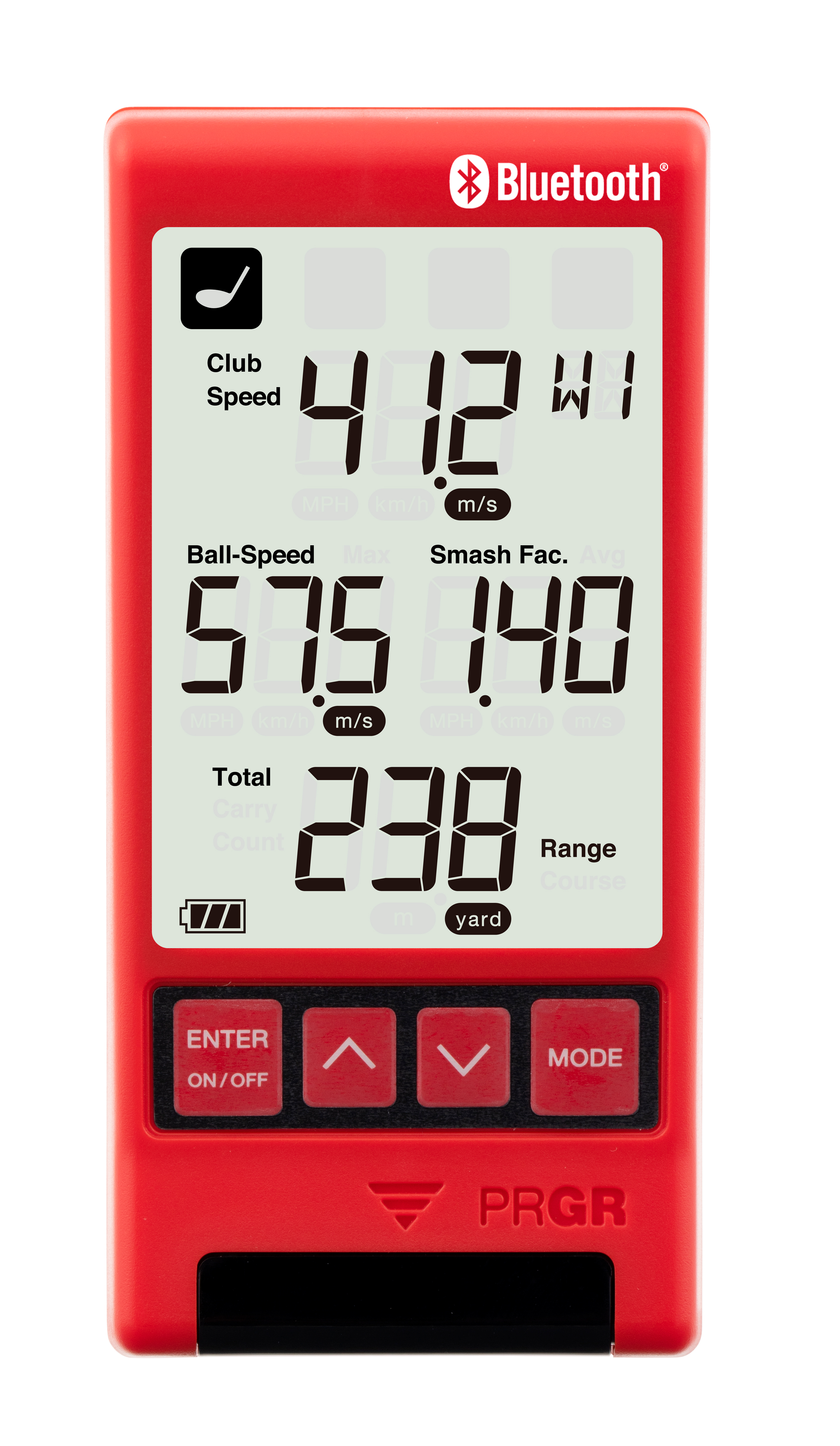 PRGR Bluetooth®搭載マルチスピード測定器 「RED EYES POCKET HS