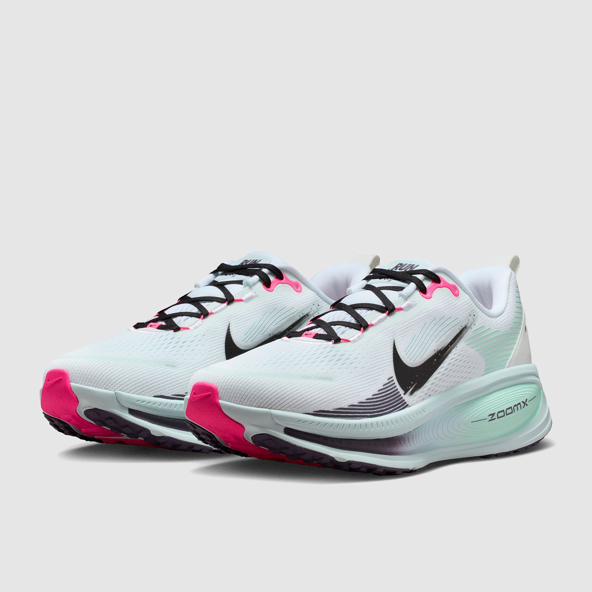 Nike Vomero 18 - White/Black/Glacier Blue/Hyper Pink - Mens Shoes