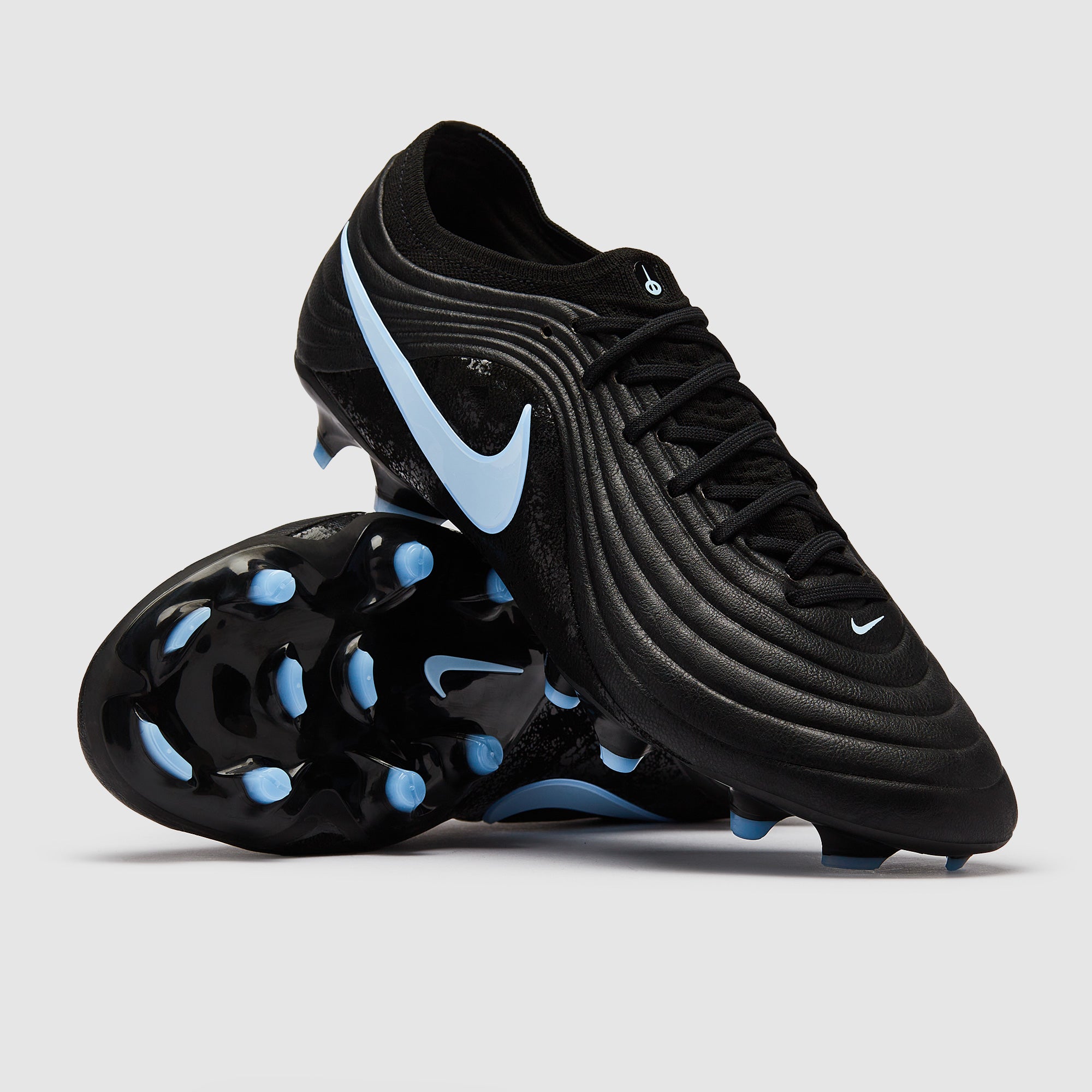 Nike Tiempo Maestro Elite Firm Ground - Black/Ice Blue - Adult Cleats