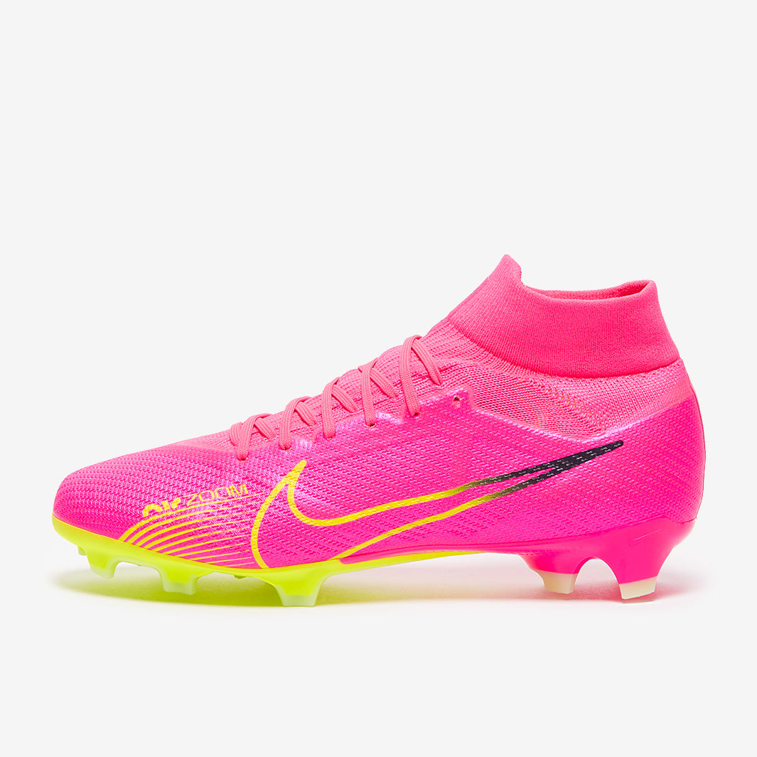 Nike Air Zoom Mercurial Superfly IX Pro FG - Pink Spell/Volt