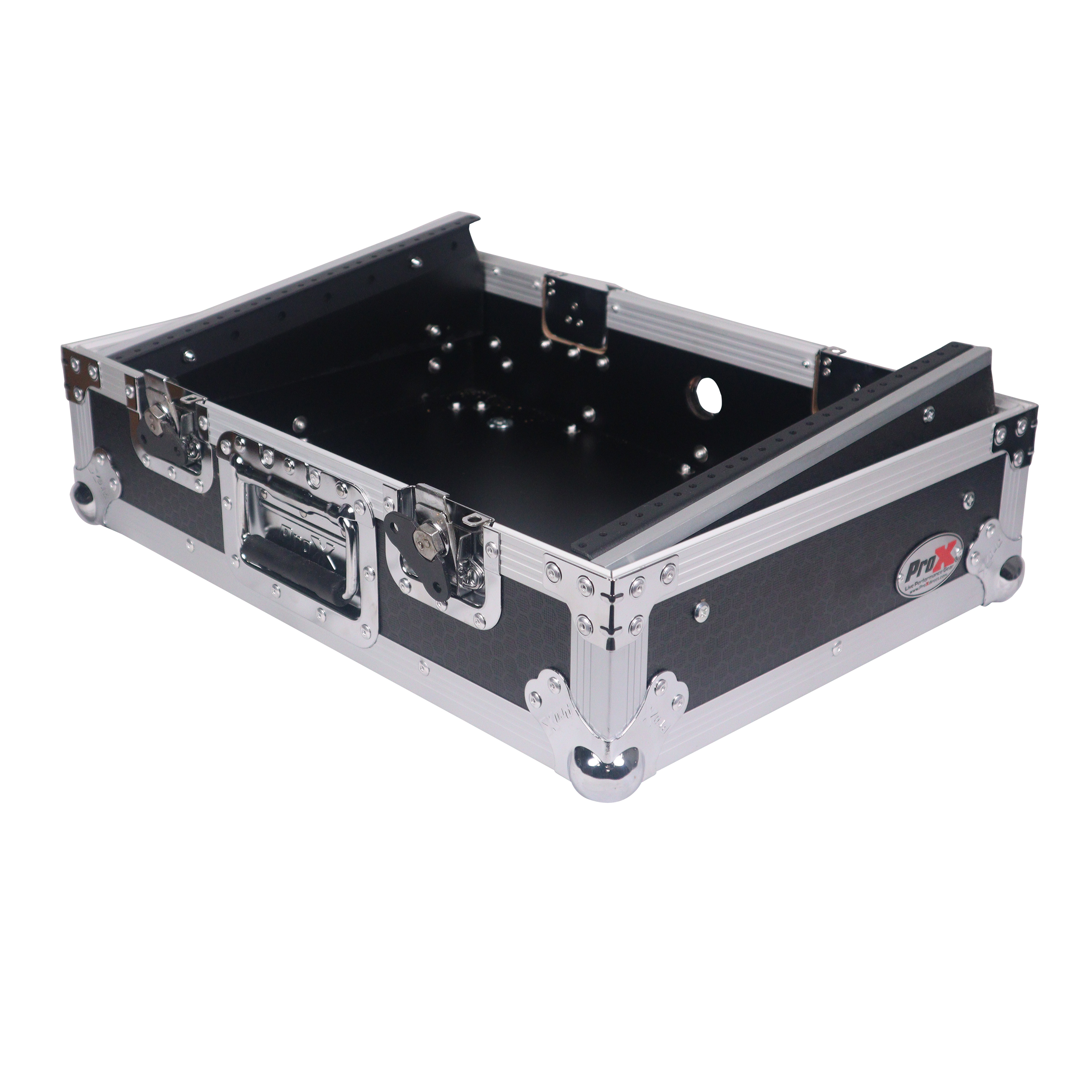 ProX XS-19MIX8U 8U Top Mount Slanted Flight Case for 19 inch