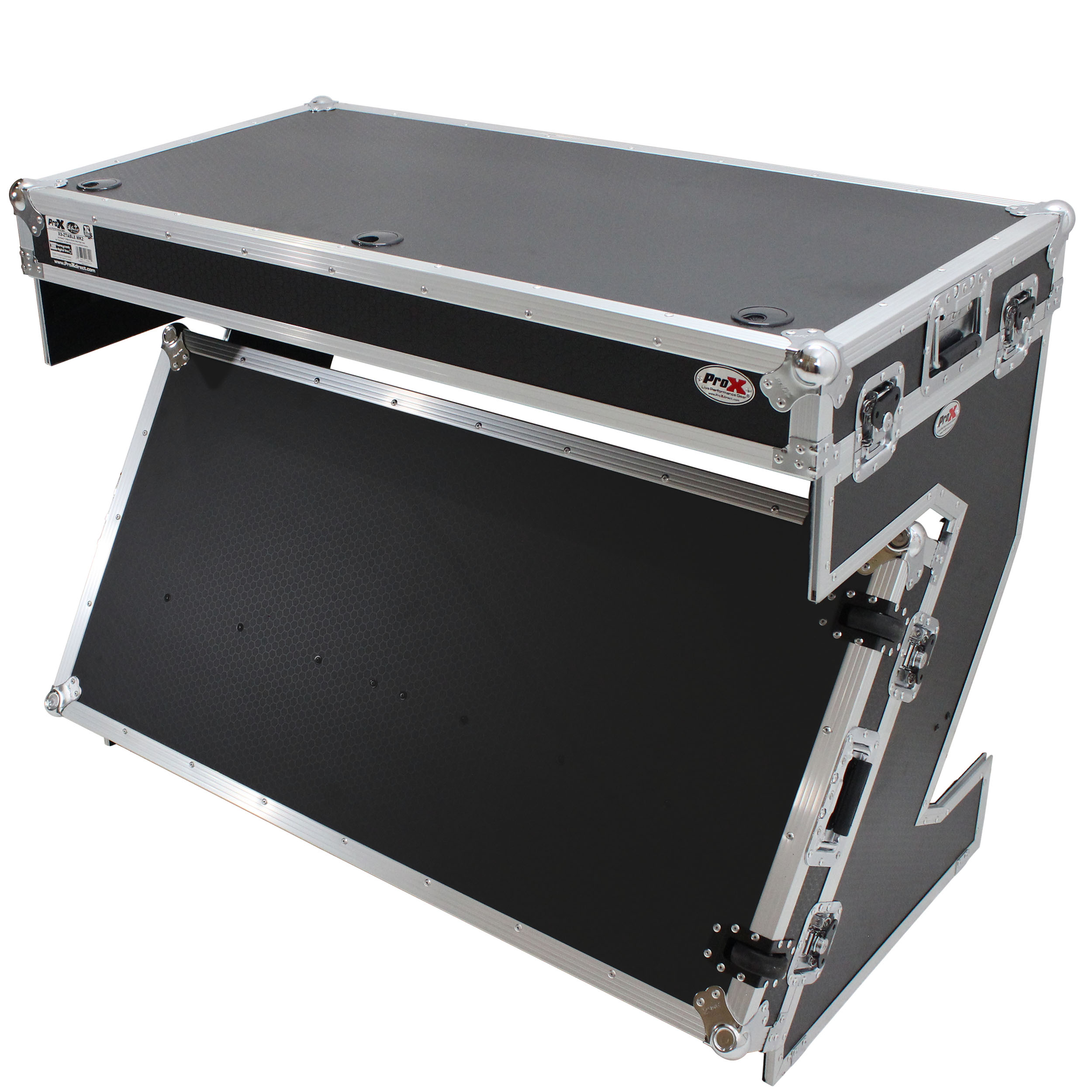 ProX XS-ZTABLEMK2 Z-Table Folding DJ Table Mobile Workstation
