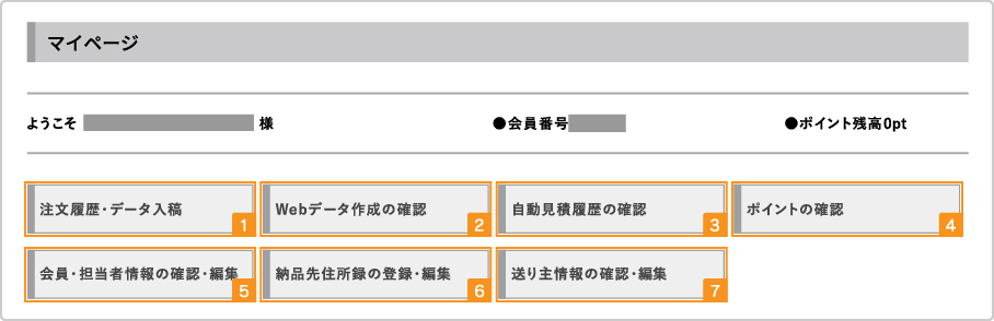 マイページについて | オリジナル印刷通販【P'Sネットワーク】
