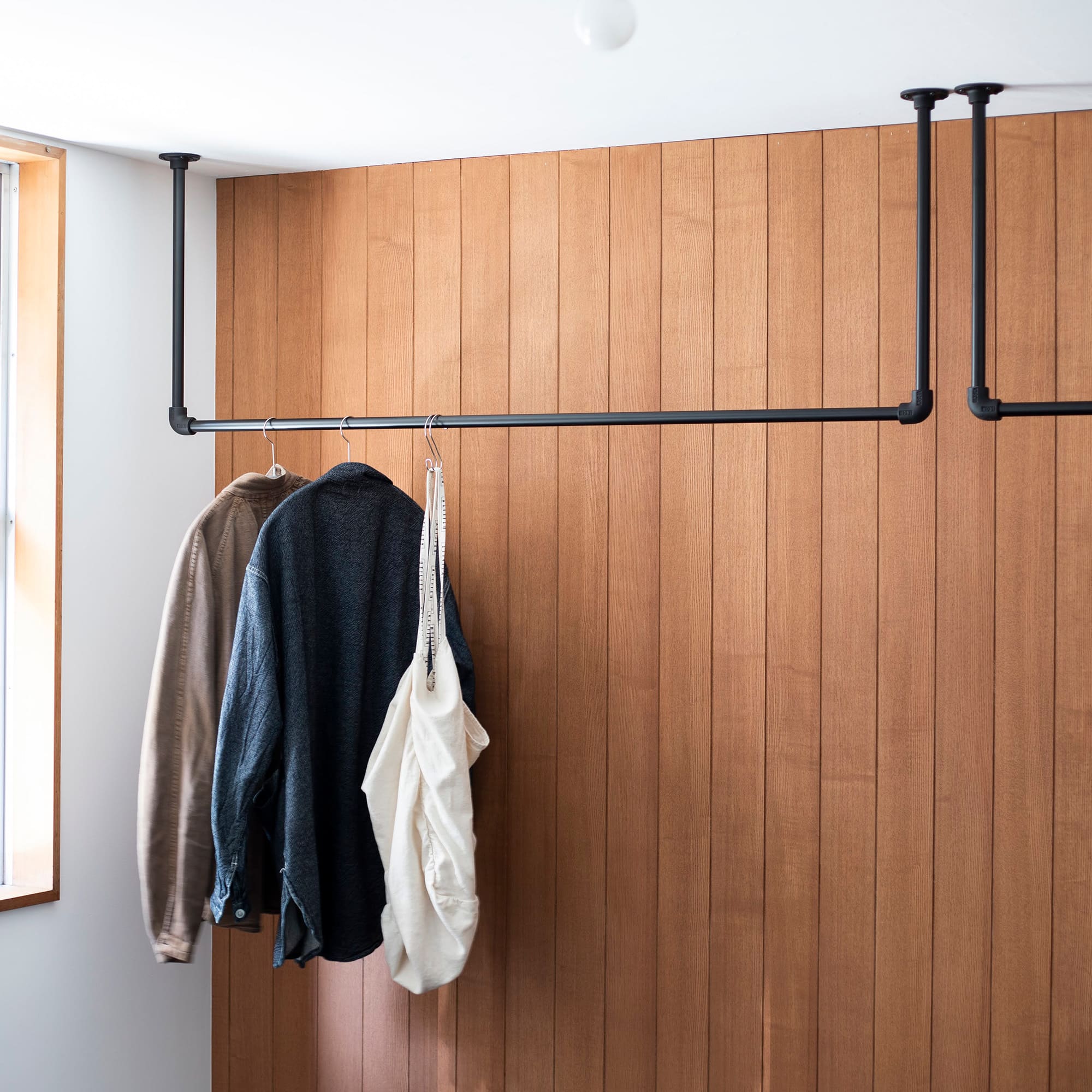 アイアンハンガーパイプ コの字型-天井吊タイプ | PS-HB008-07-G192